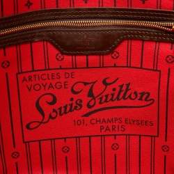 Louis Vuitton Damier Ebene Canvas Neverfull MM Bag