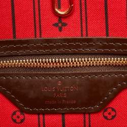 Louis Vuitton Damier Ebene Canvas Neverfull MM Bag