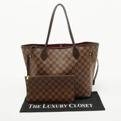 Louis Vuitton Damier Ebene Canvas Neverfull MM Bag
