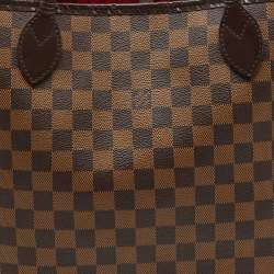 Louis Vuitton Damier Ebene Canvas Neverfull MM Bag