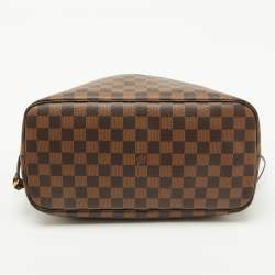 Louis Vuitton Damier Ebene Canvas Neverfull MM Bag