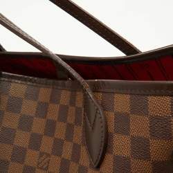 Louis Vuitton Damier Ebene Canvas Neverfull MM Bag
