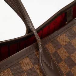 Louis Vuitton Damier Ebene Canvas Neverfull MM Bag