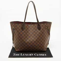 Louis Vuitton Damier Ebene Canvas Neverfull MM Bag
