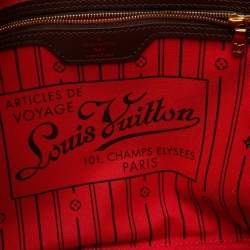 Louis Vuitton Damier Ebene Canvas Neverfull MM Bag