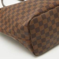 Louis Vuitton Damier Ebene Canvas Neverfull MM Bag