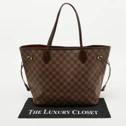 Louis Vuitton Damier Ebene Canvas Neverfull MM Bag