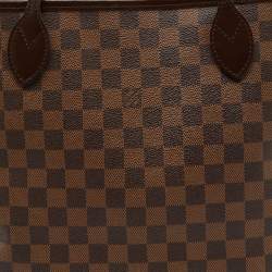 Louis Vuitton Damier Ebene Canvas Neverfull MM Bag