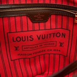 Louis Vuitton Damier Ebene Canvas Neverfull MM Bag