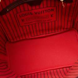 Louis Vuitton Damier Ebene Canvas Neverfull MM Bag