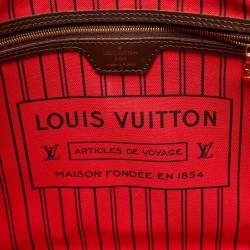 Louis Vuitton Damier Ebene Canvas Neverfull MM Bag