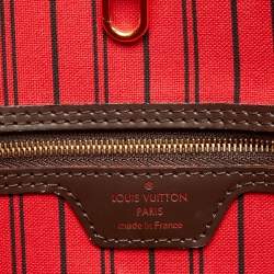Louis Vuitton Damier Ebene Canvas Neverfull MM Bag