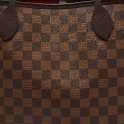 Louis Vuitton Damier Ebene Canvas Neverfull MM Bag