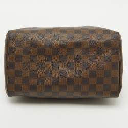 Pre Owned Louis Vuitton Damier Ebene Canvas Speedy 25 Bag