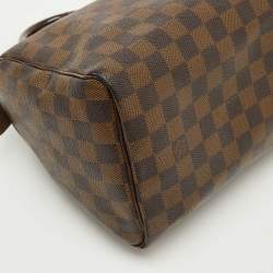 Pre Owned Louis Vuitton Damier Ebene Canvas Speedy 25 Bag