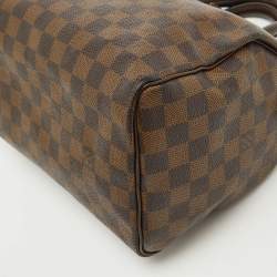 Pre Owned Louis Vuitton Damier Ebene Canvas Speedy 25 Bag