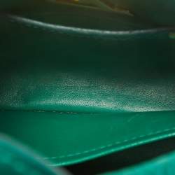 Pre Owned Louis Vuitton Emerald Alligator Mini Capucines Bag