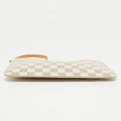 Louis Vuitton Damier Azur Canvas Neverfull PM Zipped Pochette