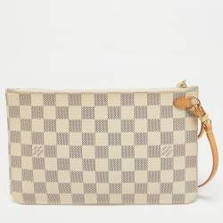 Louis Vuitton Damier Azur Canvas Neverfull PM Zipped Pochette