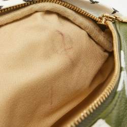Louis Vuitton Khaki Green/Beige and White Monogram Giant Canvas Bum Bag