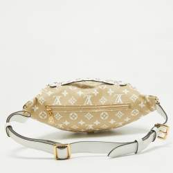 Louis Vuitton Khaki Green/Beige and White Monogram Giant Canvas Bum Bag