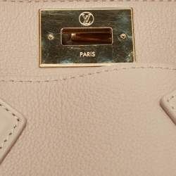 Pre Owned Louis Vuitton Galet Monogram Mahina Leather On My Side PM Bag