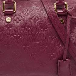 مملوكة مسبقًا Louis Vuitton Aurore Monogram Empreinte Leather Speedy Bandouliere 25 Bag