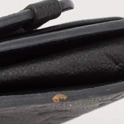 Louis Vuitton Black Monogram Empreinte Leather Vavin Chain Wallet 