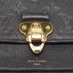 Louis Vuitton Black Monogram Empreinte Leather Vavin Chain Wallet 
