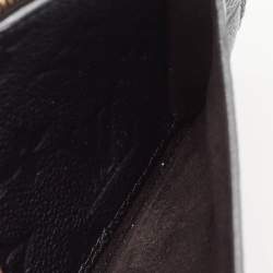 Louis Vuitton Black Monogram Empreinte Leather Vavin Chain Wallet 