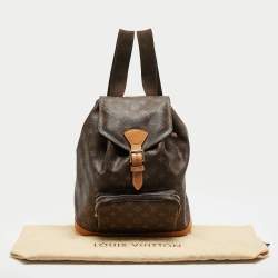 Pre Owned Louis Vuitton Monogram Canvas Montsouris Backpack GM Bag