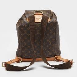 Pre Owned Louis Vuitton Monogram Canvas Montsouris Backpack GM Bag