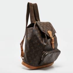 Pre Owned Louis Vuitton Monogram Canvas Montsouris Backpack GM Bag