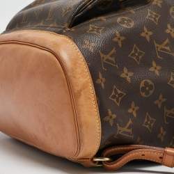 Pre Owned Louis Vuitton Monogram Canvas Montsouris Backpack GM Bag