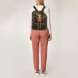 Pre Owned Louis Vuitton Monogram Canvas Montsouris Backpack GM Bag