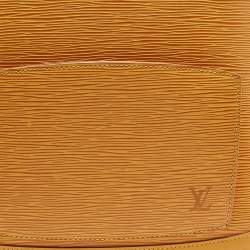 Pre Owned Louis Vuitton Tassil Yellow Epi Leather Gobelins Backpack Bag