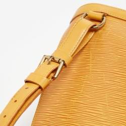 Pre Owned Louis Vuitton Tassil Yellow Epi Leather Gobelins Backpack Bag