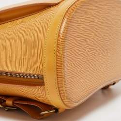 Pre Owned Louis Vuitton Tassil Yellow Epi Leather Gobelins Backpack Bag