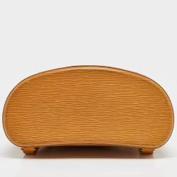 Pre Owned Louis Vuitton Tassil Yellow Epi Leather Gobelins Backpack Bag