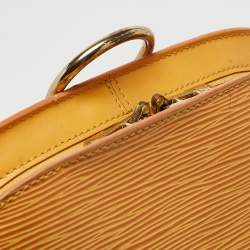 Pre Owned Louis Vuitton Tassil Yellow Epi Leather Gobelins Backpack Bag