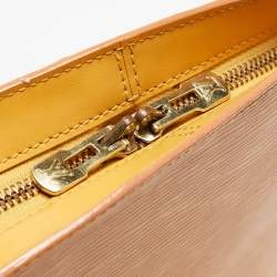 Pre Owned Louis Vuitton Tassil Yellow Epi Leather Gobelins Backpack Bag