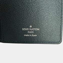 Louis Vuitton Noir Epi Leather Brazza Long Wallet