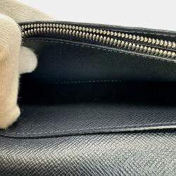 Louis Vuitton Noir Epi Leather Brazza Long Wallet