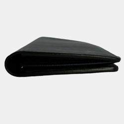 Louis Vuitton Noir Epi Leather Brazza Long Wallet