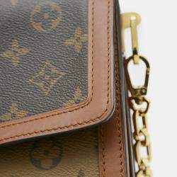 Louis Vuitton Monogram Reverse Dauphine MM Shoulder Bag