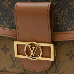 Louis Vuitton Monogram Reverse Dauphine MM Shoulder Bag