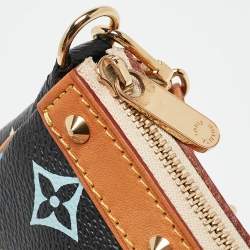 Pre Owned Louis Vuitton Black Monogram Multicolore Canvas Pochette Accessories