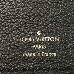 Pre Owned Louis Vuitton Black Monogram Empreinte Leather Curieuse Wallet