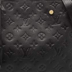 Pre Owned Louis Vuitton Black Monogram Empreinte Montaigne MM Bag