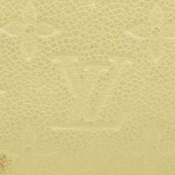 Louis Vuitton Jaune Monogram Empreinte Leather Romy Card Holder
